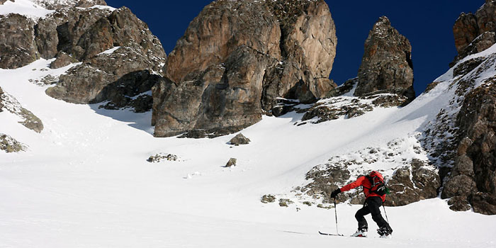 ski de rando à l'Arbizon dans les Pyrénées