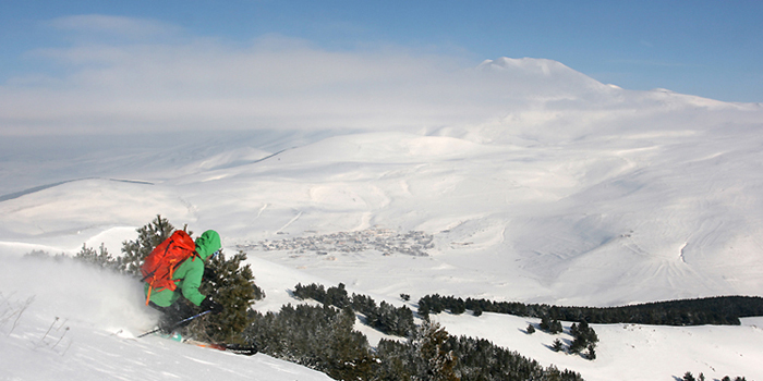 ski de rando sur les volcans du petit caucase