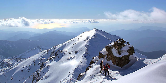 ski de rando dans le Mercantour