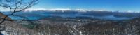 La région de Bariloche vue en montant au Cerro Bayo (photo: verticaltitude)