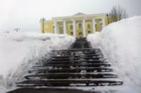 Un peu de neige a Kirovsk