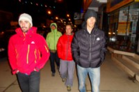 Choc thermique pour la 1ère soirée à Punta Arenas