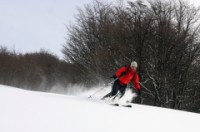 Pierrot aime le bon ski sans montée combat!