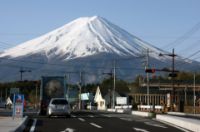 Le Fuji depuis l'auberge