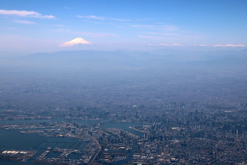 Tokyo et le Fuji, grandiose !