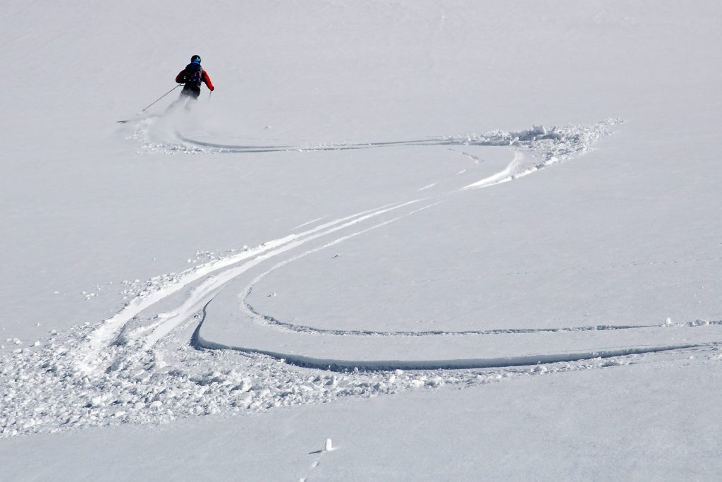 test ski de randonnee blizzard zero g 105 descente