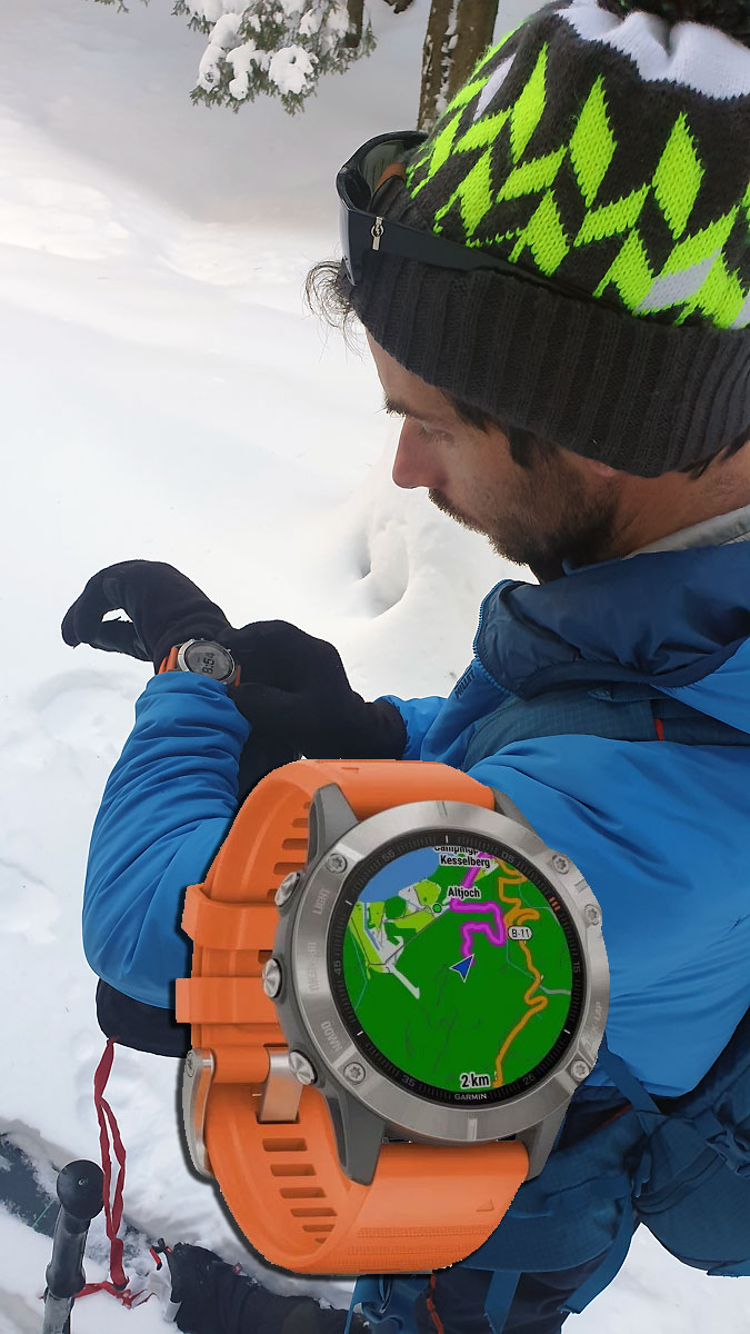 La fénix 6, la montre connectée GPS idéale pour les alpinistes