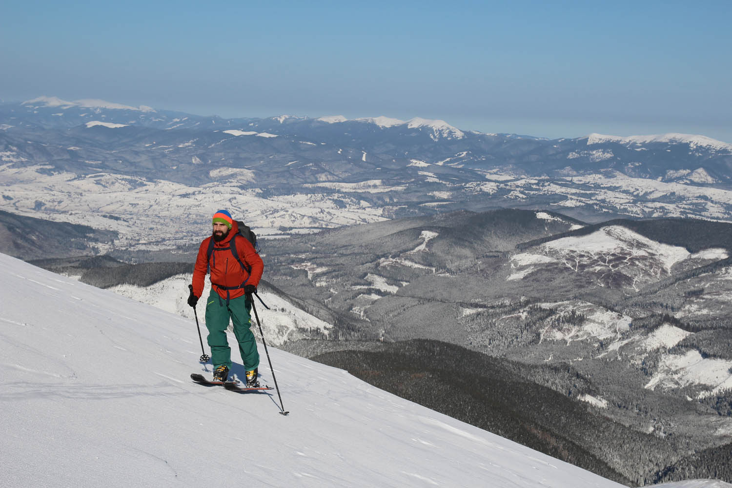 Montée à l'Hoverla