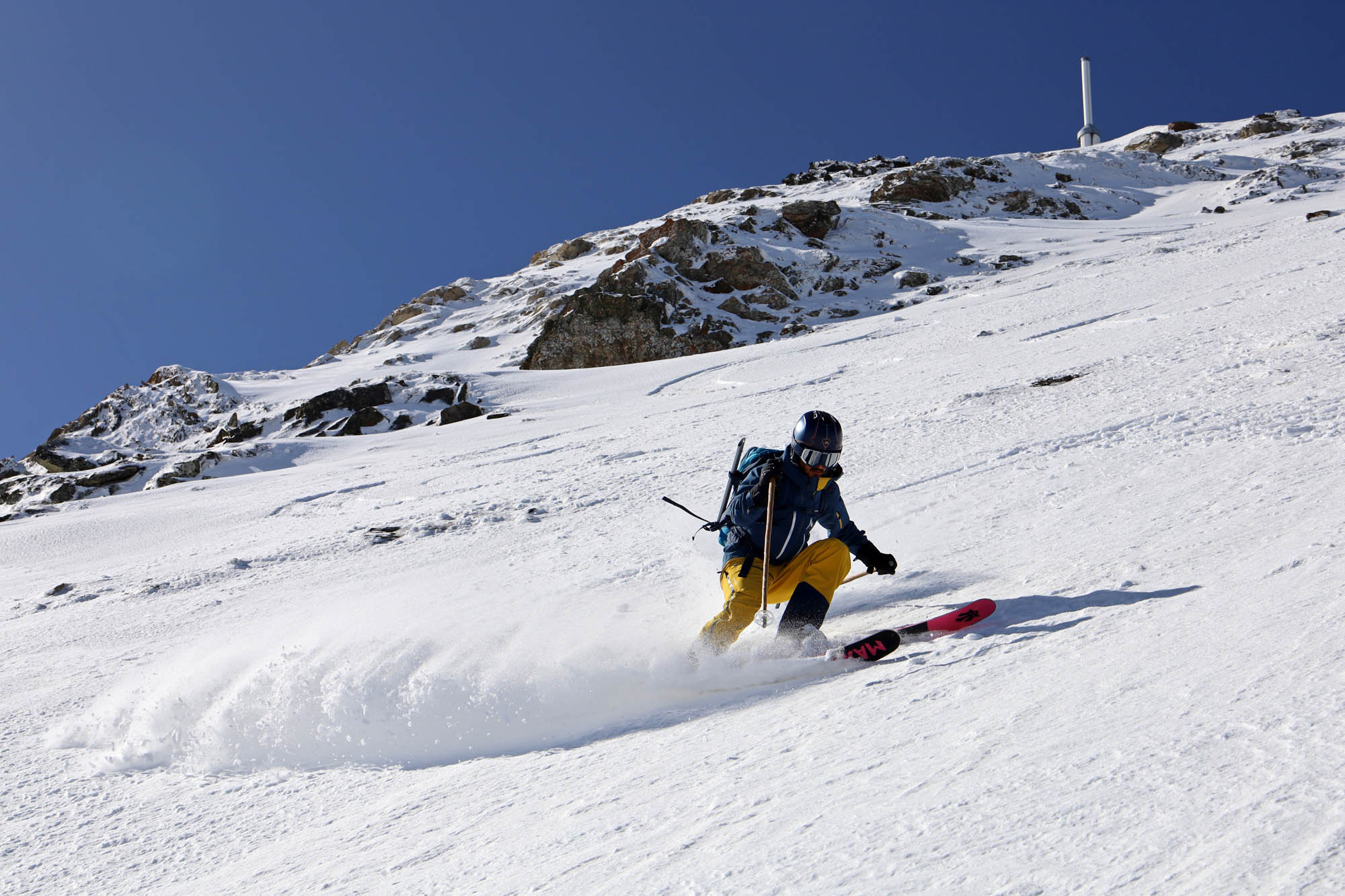 test skis randonnée 2023 en descente