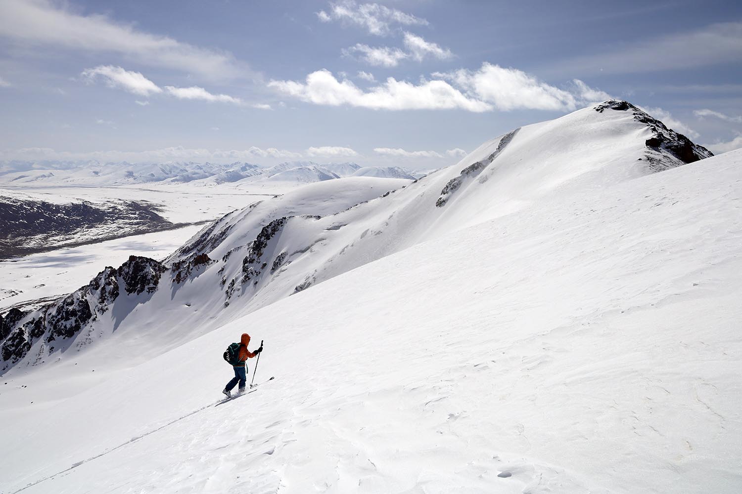Sommet A 4412M Vers Larabel Pass