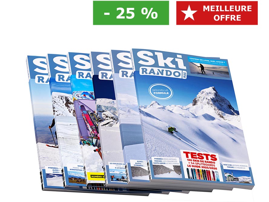 Abonnements Ski Rando Magazine 6 Numeros Sd 2